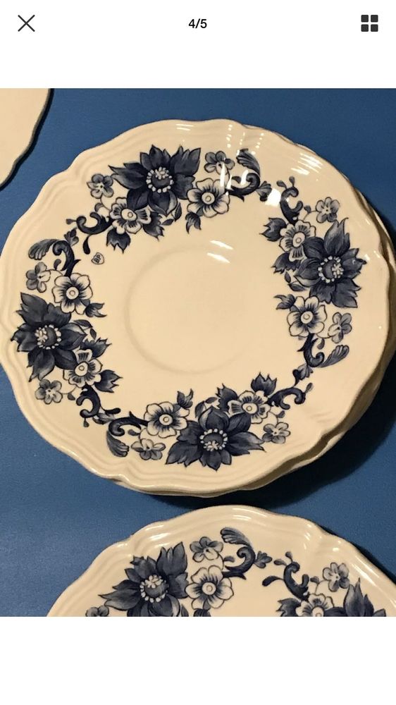 lot de 6 assiettes � dessert ancienne en porcelaine Sarreguemine du XXeme si�cle 45 Lyon 8 (69)