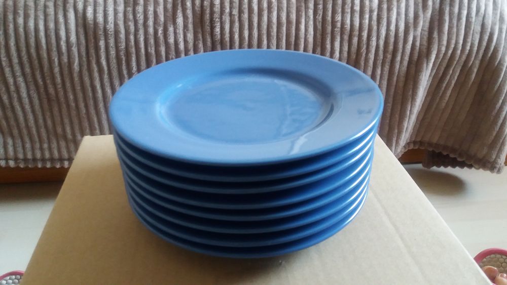 Assiettes � dessert en faience 7 Chanteheux (54)