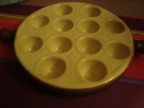 Assiettes à escargots