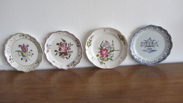 Assiettes en fa�ence 10 Metz (57)