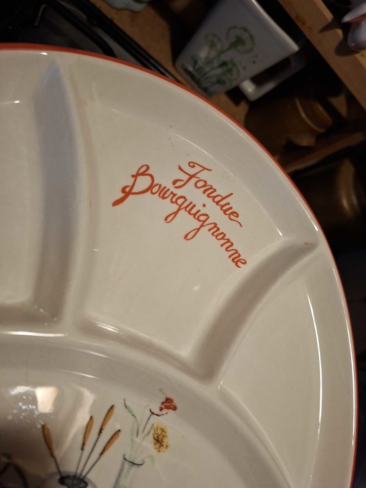 lot de 6 assiettes Fondue Bourguignonne 15 Toulon (83)