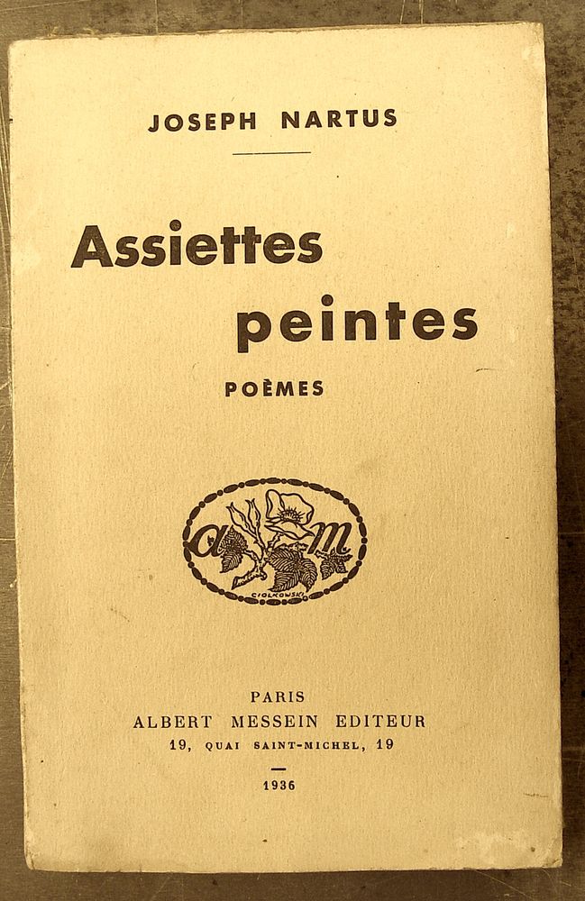 ASSIETTES PEINTES
Po�mes de Joseph Nartus 19 Oloron-Sainte-Marie (64)