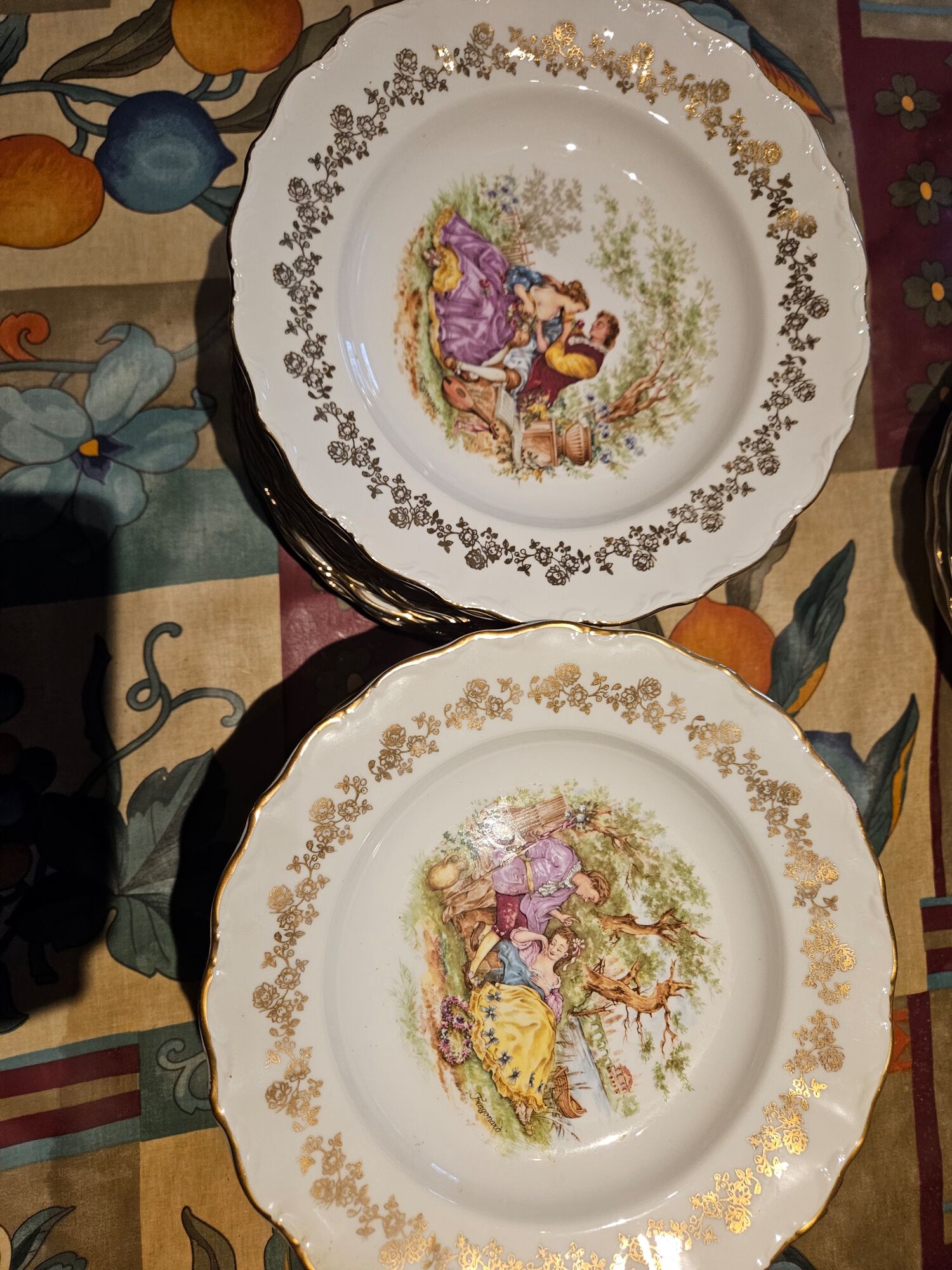 Assiettes plate 20 Noues de Sienne (14)