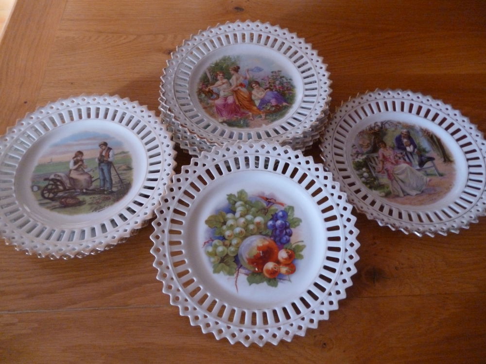 Assiettes en porcelaine 120 La Queue-les-Yvelines (78)