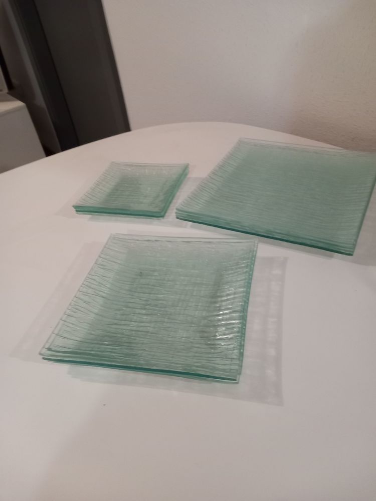ASSIETTES EN VERRE PAR 6 10 Holtzheim (67)