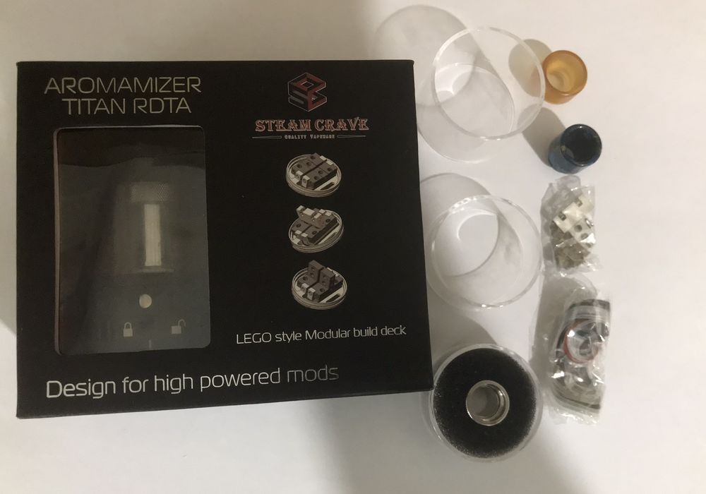 Lot Atomiseur Titan RDTA Noir, accessoire et outils 40 La Trinit� (06)