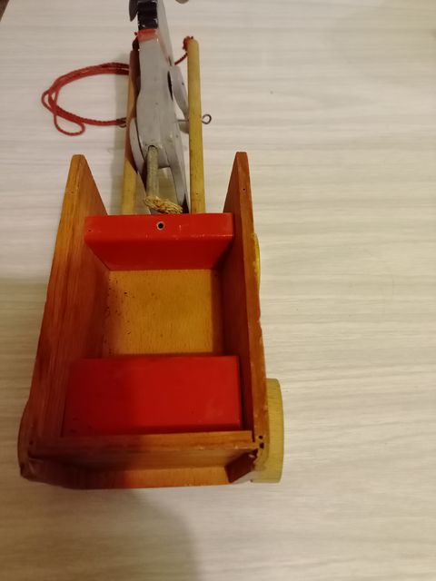 Attelage avec cheval tous en bois vintage 50's 60's 18 Bagnols-sur-C�ze (30)