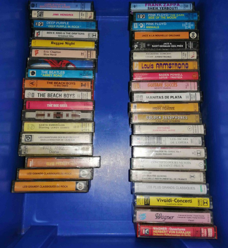 K7 AUDIO MUSIQUE CLASSIQUE POP ANGLO-SAXONNE 0 Gueugnon (71)