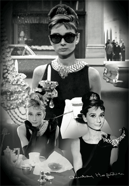 Audrey Hepburn, grand poster plastifié en 3D 7 Rochefort (17)