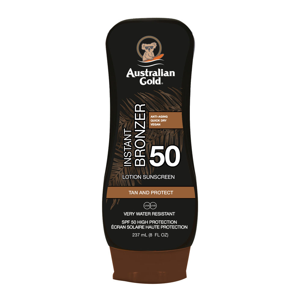 Australian Gold Lotion avec Agent Bronzant SPF 50 237 ml 13 Avion (62)