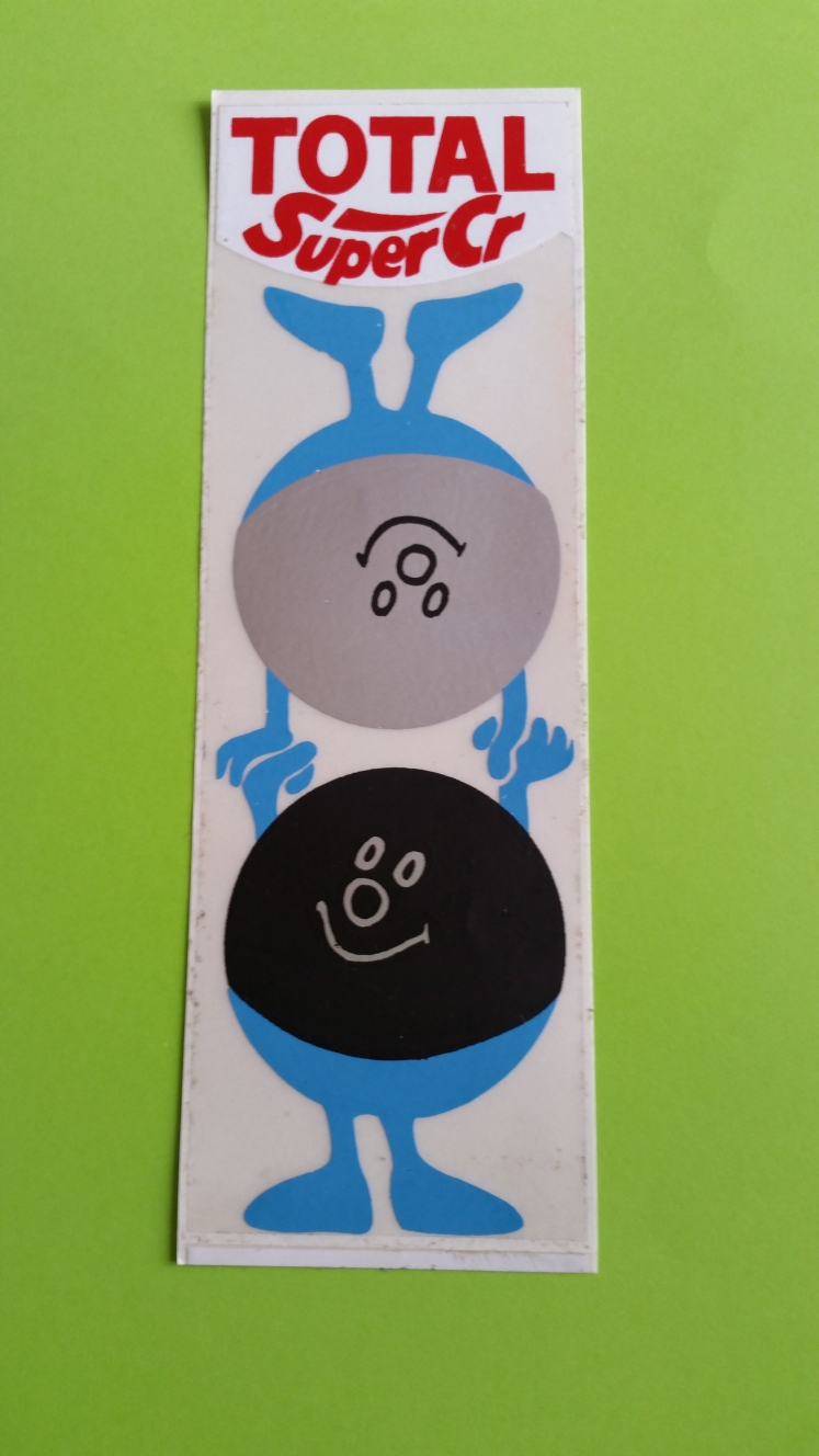 AUTOCOLLANT ANCIEN TOTAL CR 0 Versailles (78)