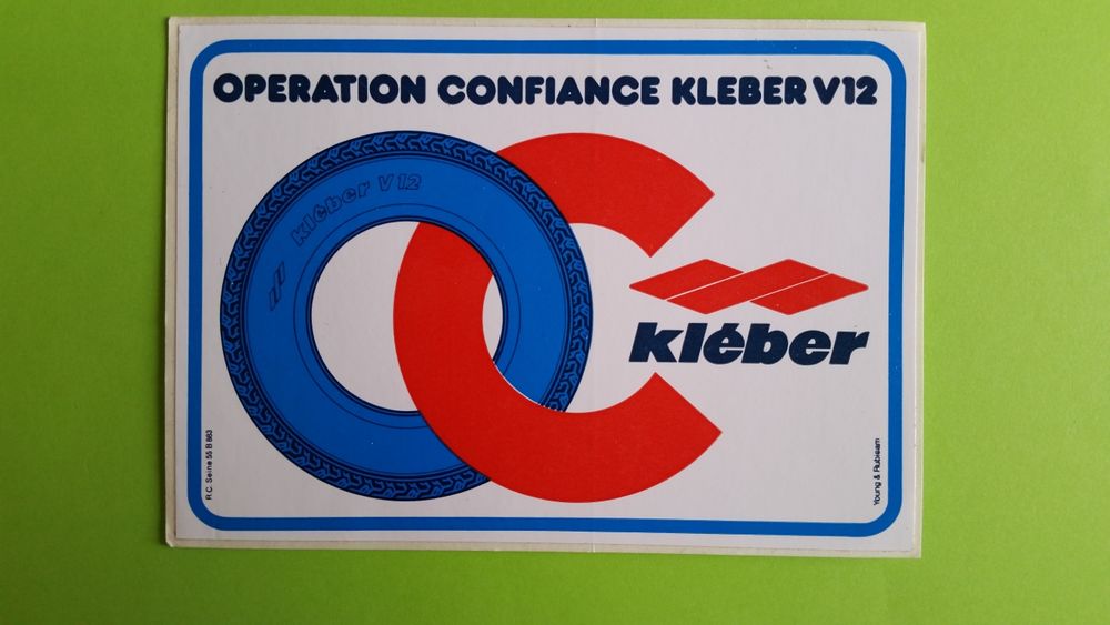 AUTOCOLLANT KL�BER 0 Versailles (78)