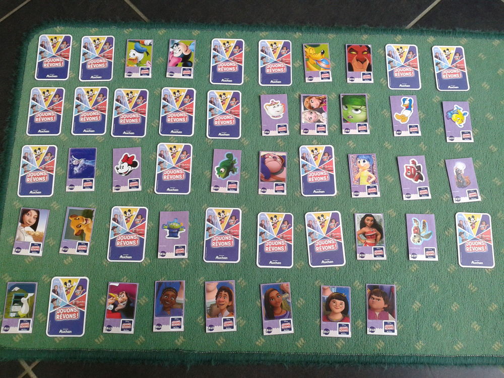 Autocollants - Disney Pixar -  Jouons , R�vons !  - Auchan 1 Arques (62)