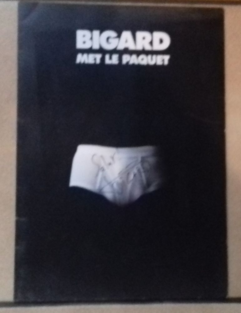 AUTOGRAPHE de BIGARD sur PROGRAMME 20 Boucau (64)