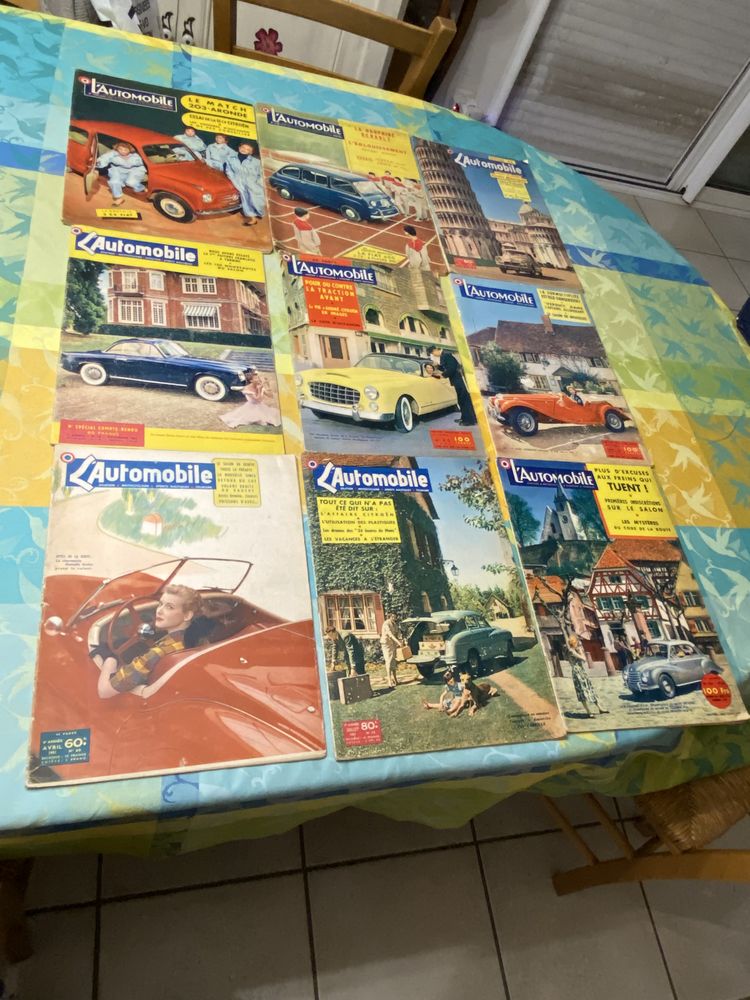 L'Automobile ann�es 50 - 9 revues 45 Toulouse (31)