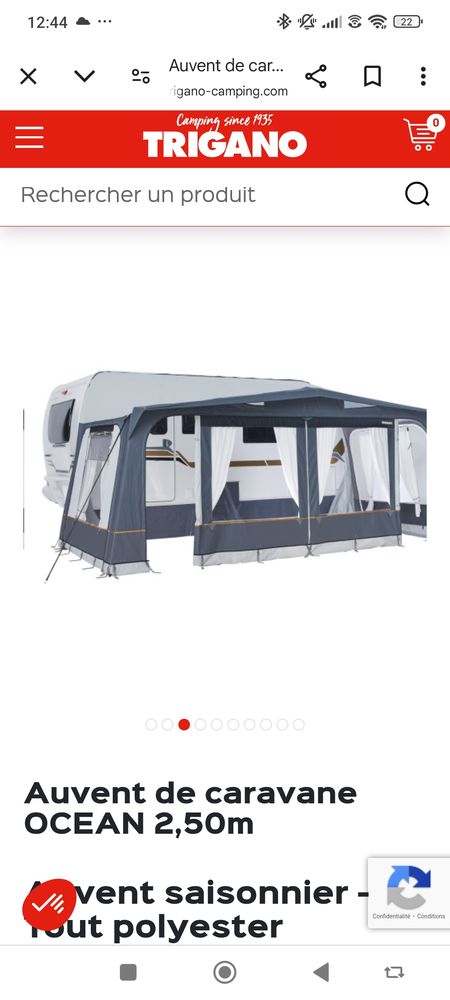 Auvent de caravane 800 St Nicolas En Foret (57)