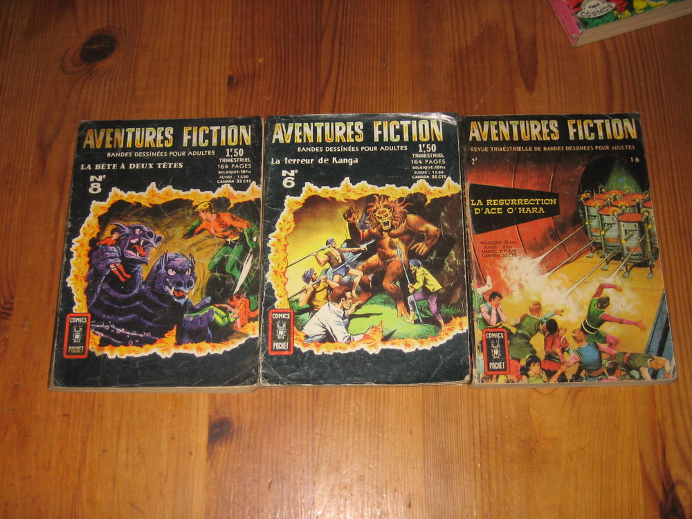 lot AVANTURES FICTION 6+8+16 aredit artima dc comics pocket 1968 30 C�zy (89)