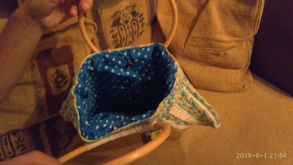 Sac d �t� avec anses en bois 6 Ivry-sur-Seine (94)