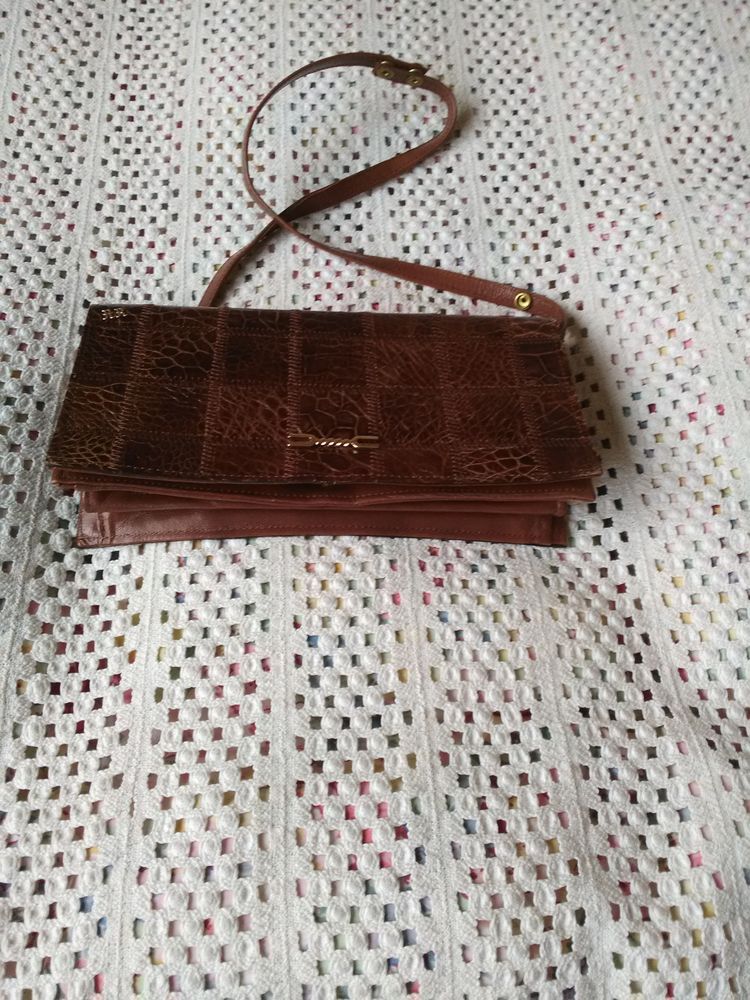 sac avec bandouli�re marron 40 Lyon 6 (69)