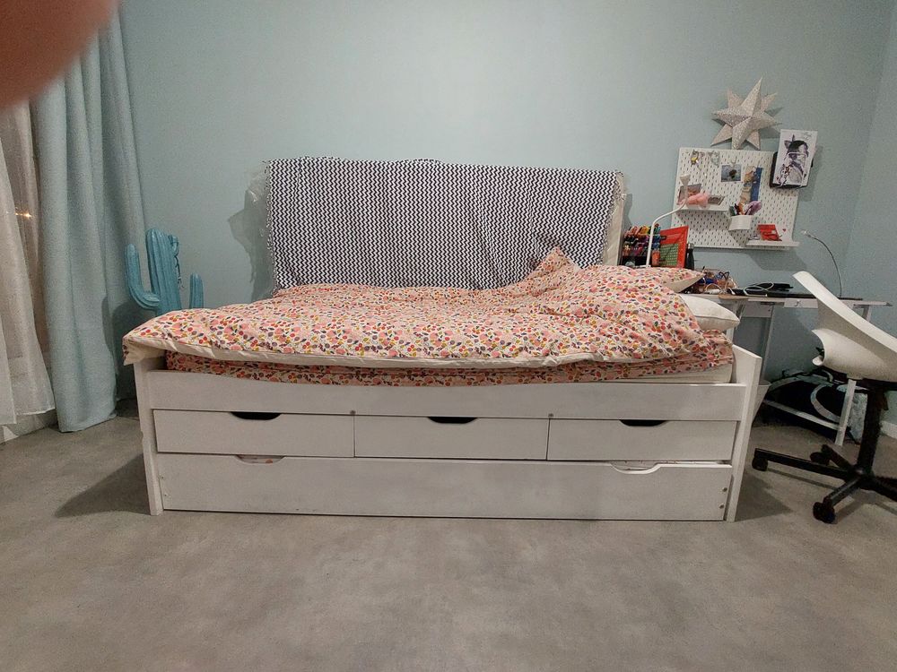 Lit avec un lit tiroir et 3 tiroirs 150 Chessy (77)