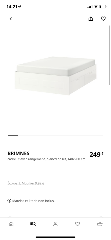 lit avec tiroir 90 Castelnau-le-Lez (34)