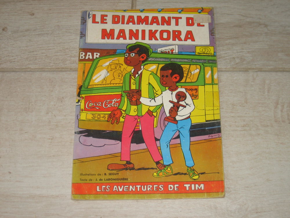 bd LES AVENTURES DE TIM: le diamant de manikora  EO 1966 �dition ODEGE 10 C�zy (89)