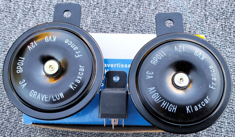 Avertisseur sonore klaxon grave et aigu 12v 110 db 30 Saint-Jean-de-Fos (34)