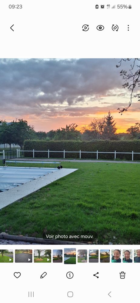 Bache a barres pour piscine 4x8 1000 �preville-en-Lieuvin (27)