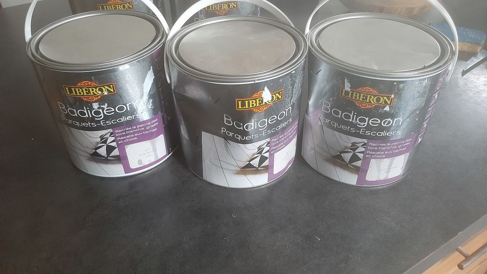 Badigeon parquet et escalier LIBERON gris scandinave 29 Bouvesse-Quirieu (38)