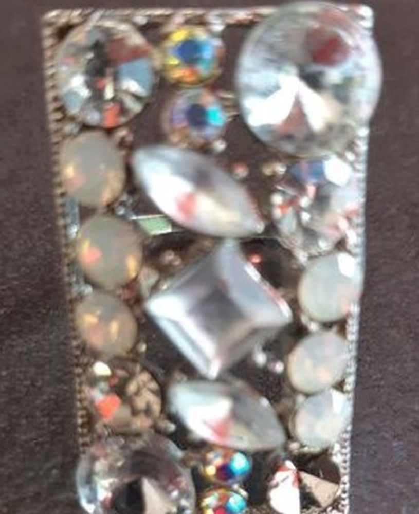 bague ajustable acier couleur argent et pierre strass 7 La Seyne-sur-Mer (83)