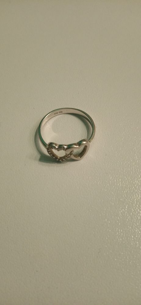 Bague argent 2 coeurs 20 V�lizy-Villacoublay (78)