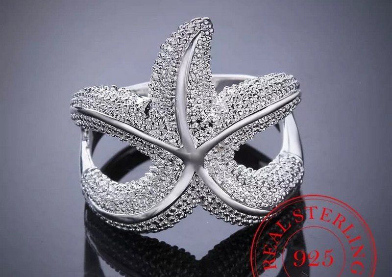 Bague argent �toile de mer 20 Saint-Jeannet (06)