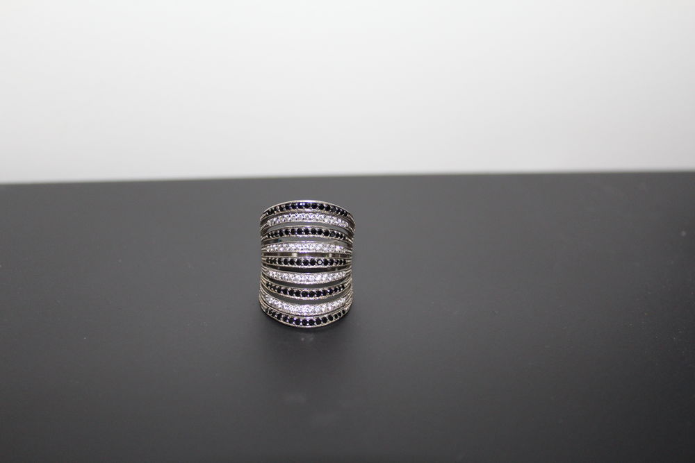 Bague argent 925 /oxydes de zirconium 60 Gaillac (81)