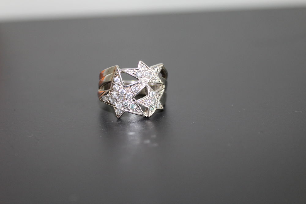 Bague argent 925 et oxydes de zirconium 40 Gaillac (81)