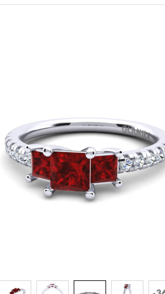 Bague argent rhodi� rubis AAA et diamants vvs AAAAA 900 Bonnegarde (40)