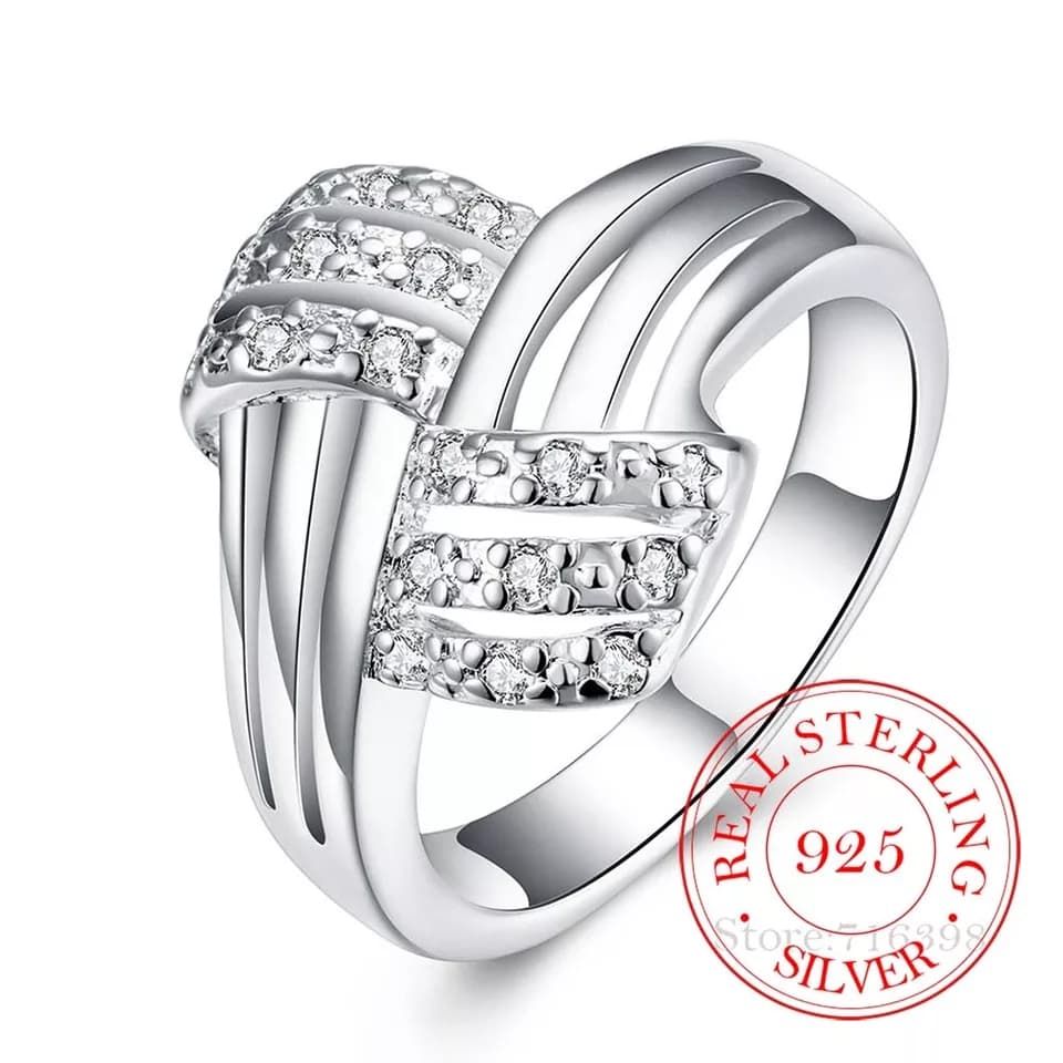 Bague argent rhodie sterling 12 Saint-Jeannet (06)