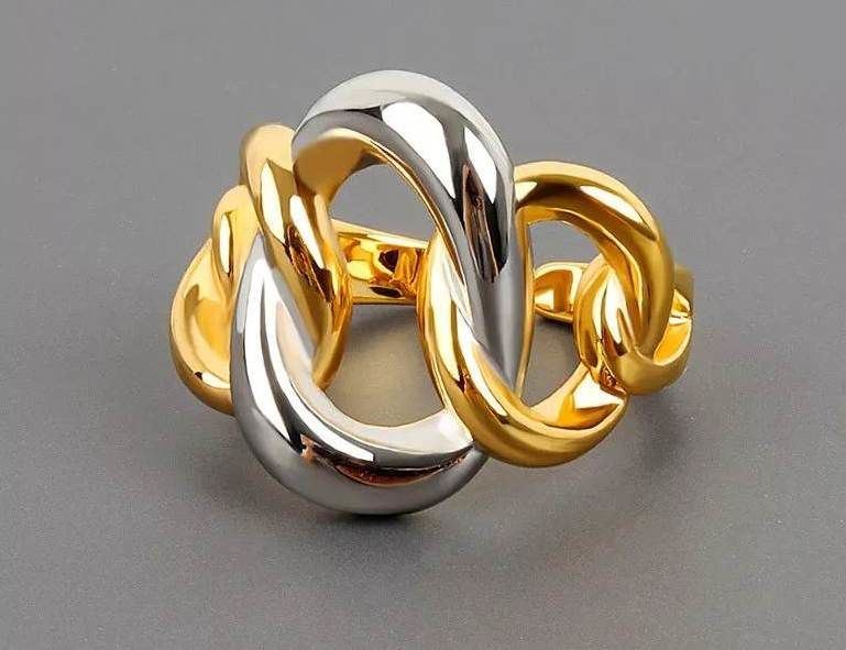 Bague argent vermeil 18 Saint-Jeannet (06)