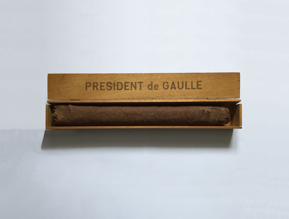 Bague et bo�te Cigare PRESIDENT DE GAULLE 45 Sanguinet (40)