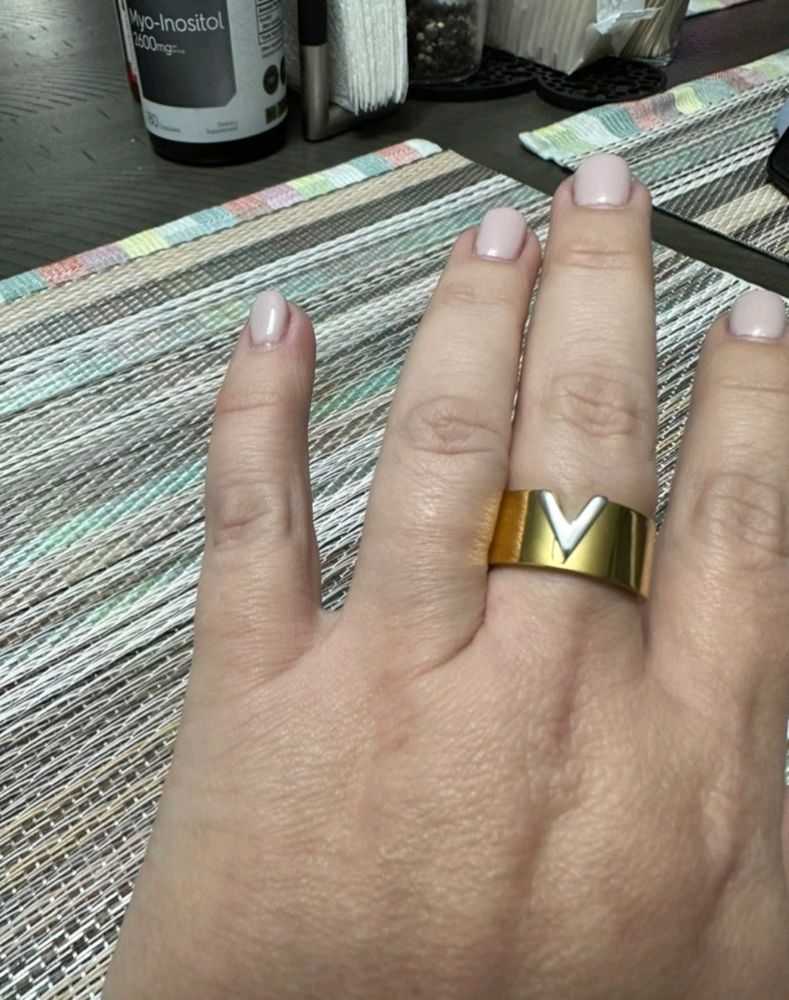 Bague couleur dor� en acier inoxydable 0 P�rigueux (24)