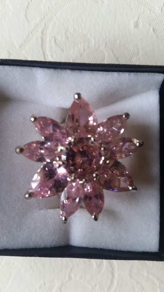 BAGUE CRISTAL ROSE 0 Hem (59)