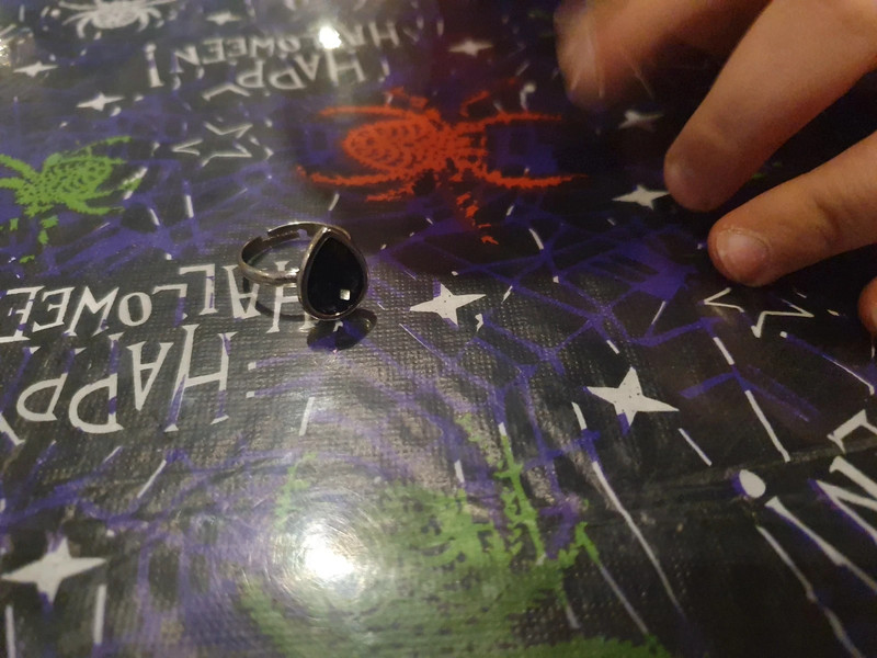 Bague fantaisie - goutte d'eau 1 Aubvillers (80)