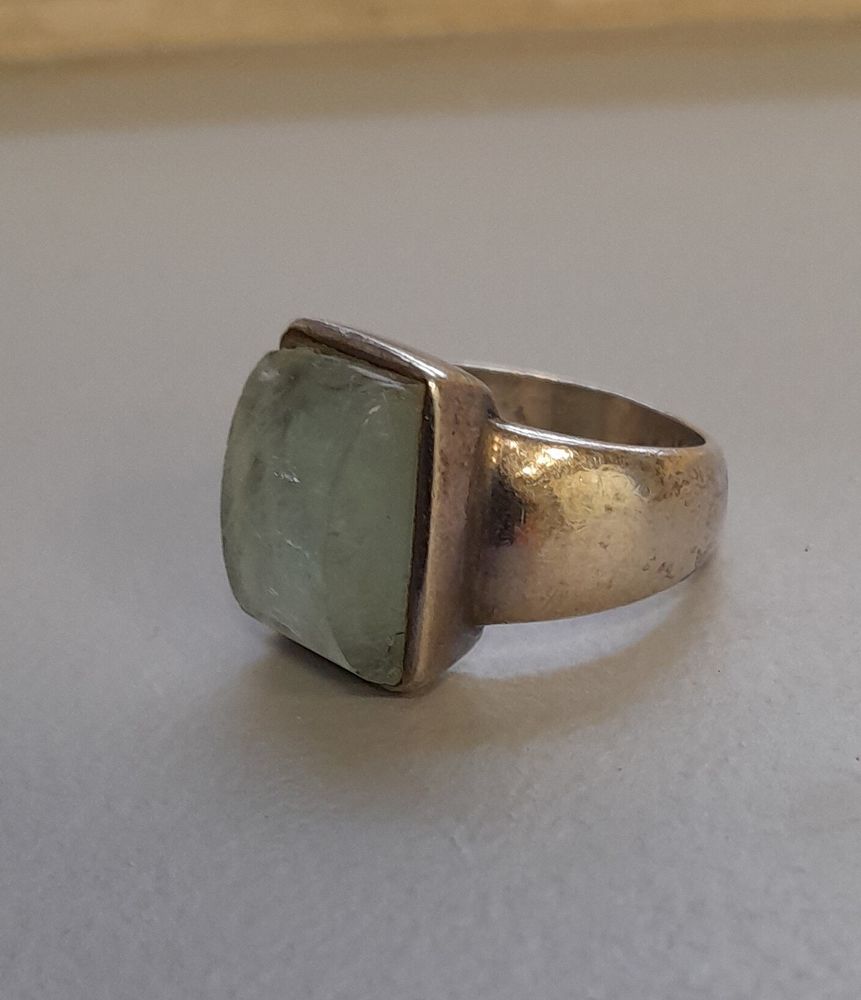 Bague femme argent et aigue marine 50 Nancy (54)