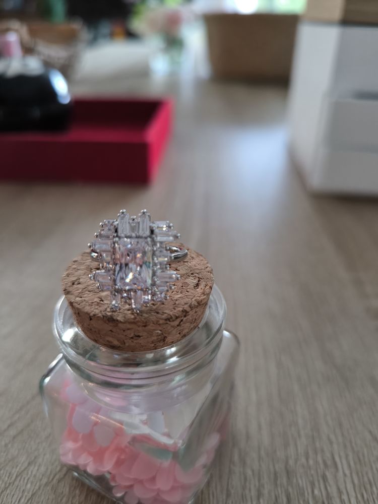 Bague femme cristal russe plaqu� or blanc rhodi� 100 Sillingy (74)