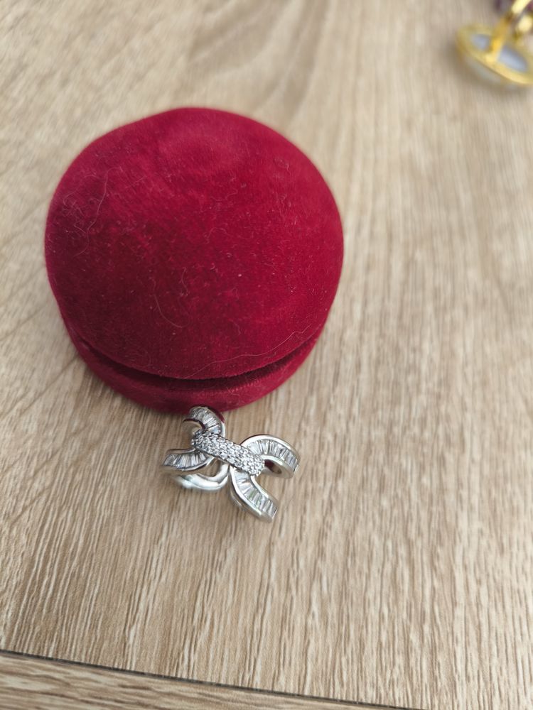 Bague femme cristal autrichien plaqu� or blanc rhodi� 35 Sillingy (74)