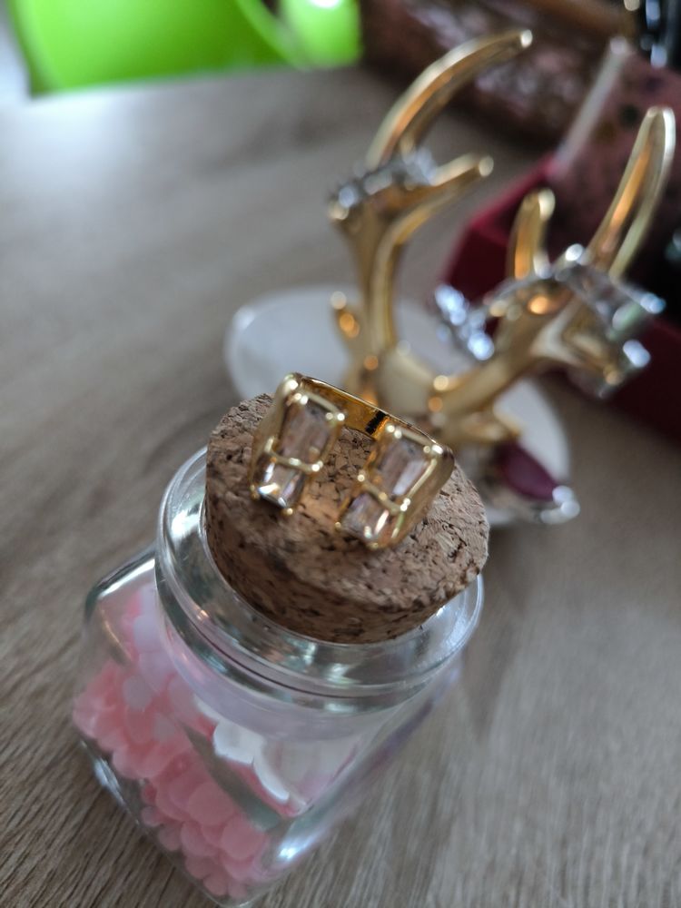 Bague femme vermeil et cristal autrichien r�glable 40 Sillingy (74)