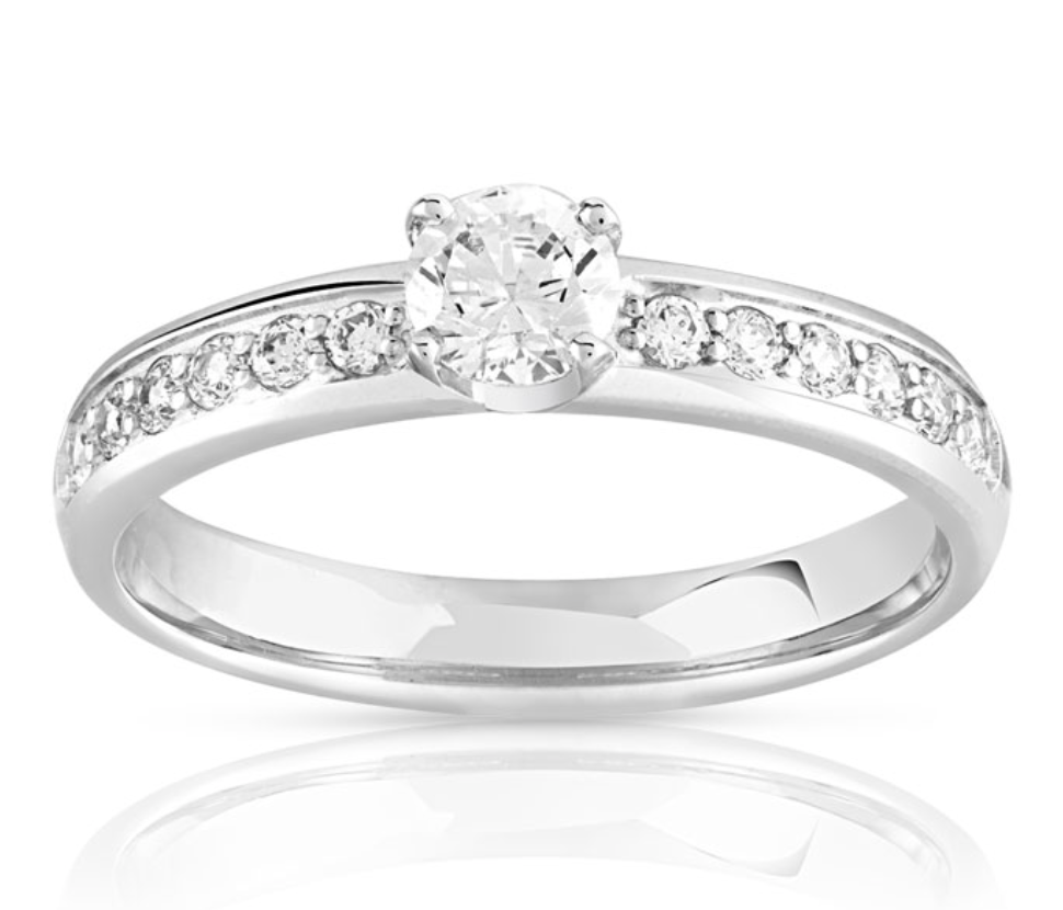 Bague de fian�ailles or blanc 750 ? diamants 0,50 ct ? Neuve 1300 Le Perreux-sur-Marne (94)