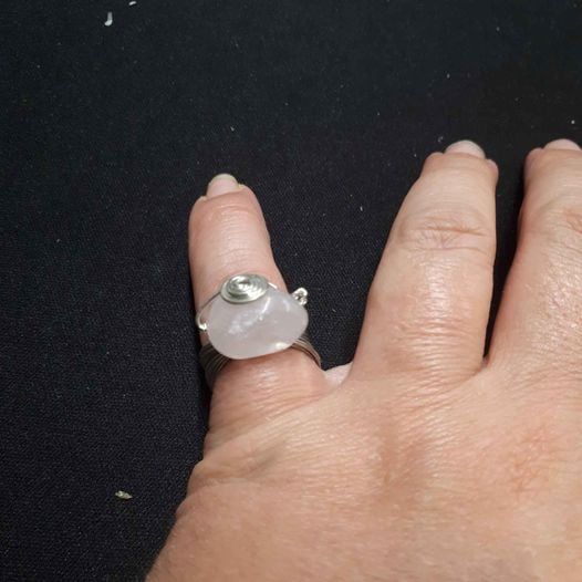 Bague T56 rose et argent� 1 La Fert�-sous-Jouarre (77)