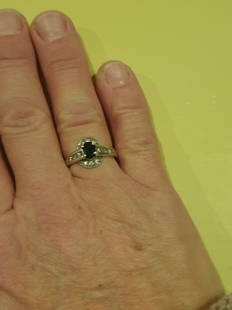 Bague saphir en argent vintage 0 Vellexon-Queutrey-et-Vaudey (70)
