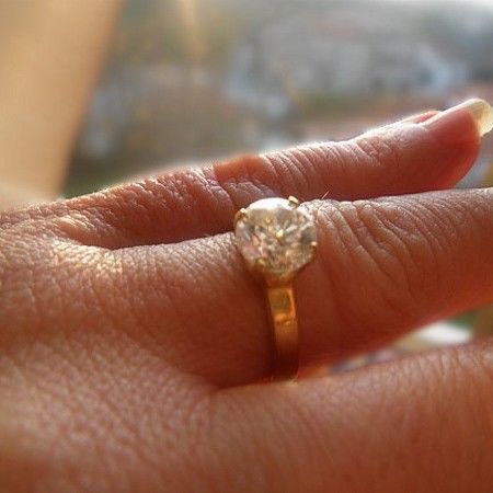 Bague Solitaire or 18 carats 300 Aubagne (13)