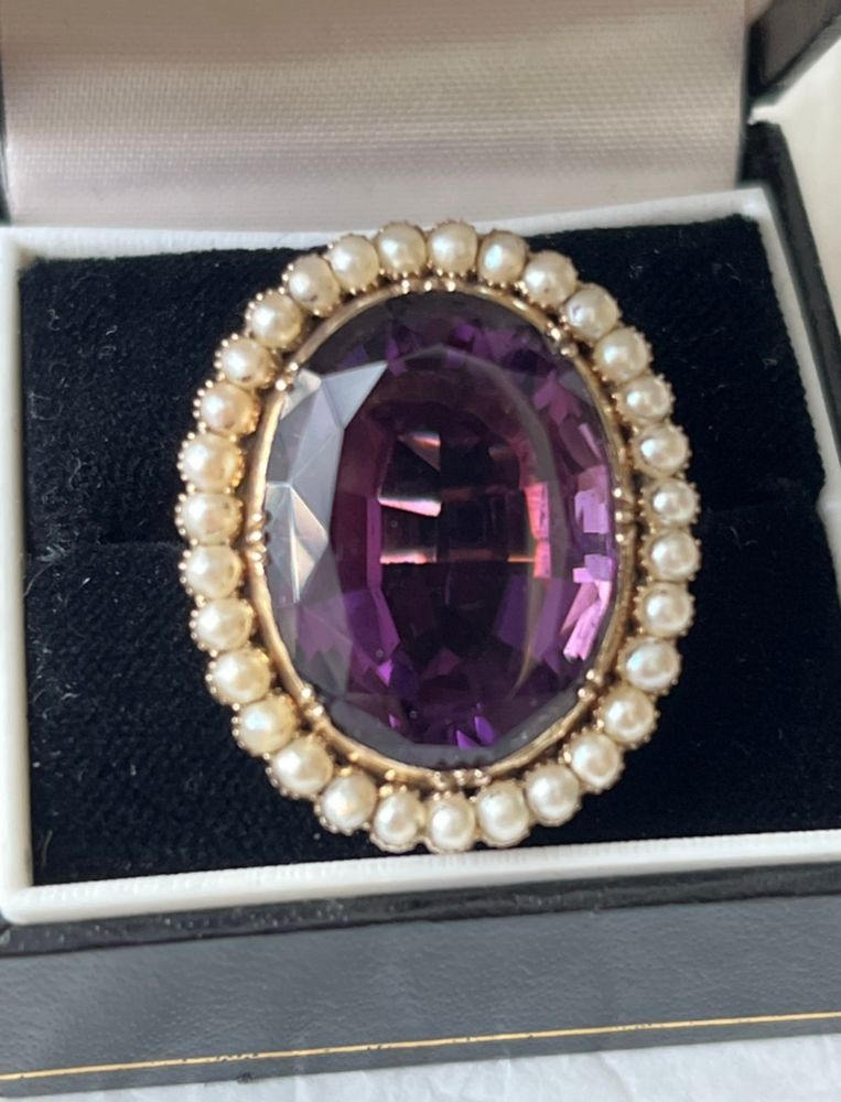 Bague vintage amethyst Or 375 550 Bagnoles De L Orne (61)